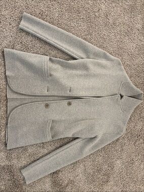Women’s Light Gray Merino Wool Blazer